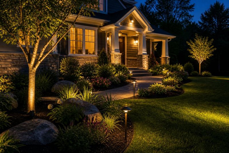 Courtyard Light Installation in Kansas City, MO